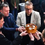 Црвени у духу православља: Обележена слава на стадиону Радничког